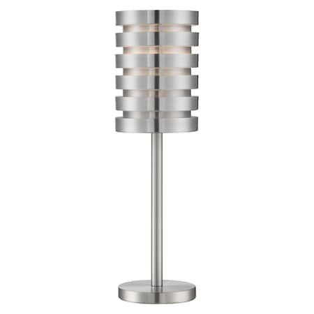 Metal Table Lamp Aluminum Type Cfl 13W